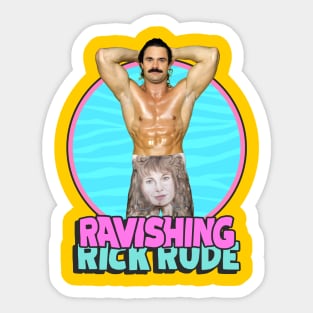 Ravishing Rick Rude / 80s Pro Wrestling Sticker